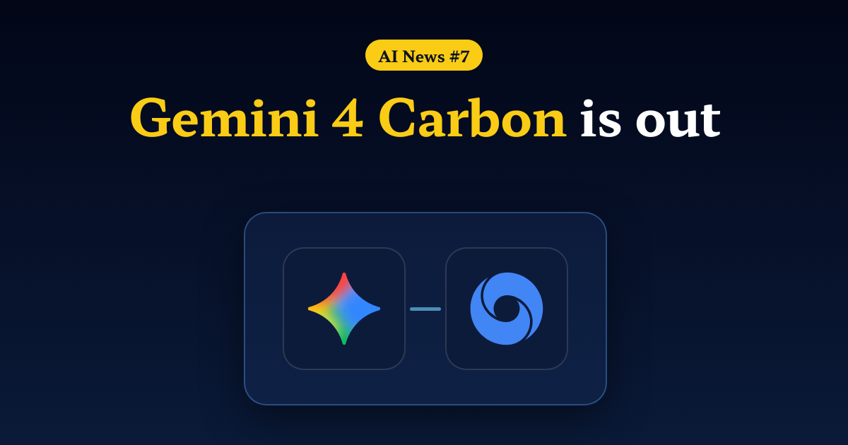 Gemini 4 Carbon is out